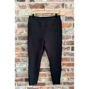 CAbi 4517 Black Zipper Ankle Leggings High Rise, M